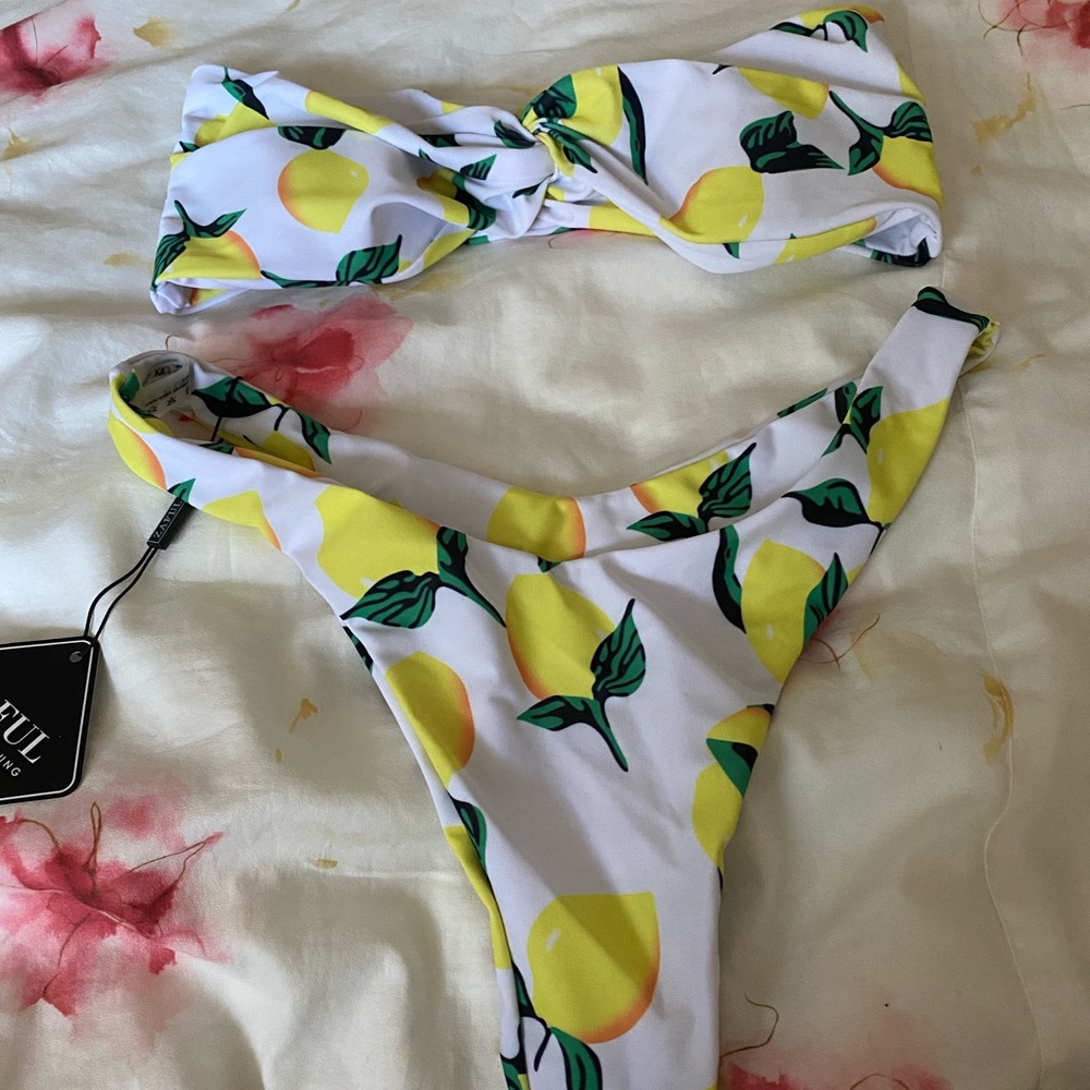 Brand new. Small Brazilian bottom bikini set.